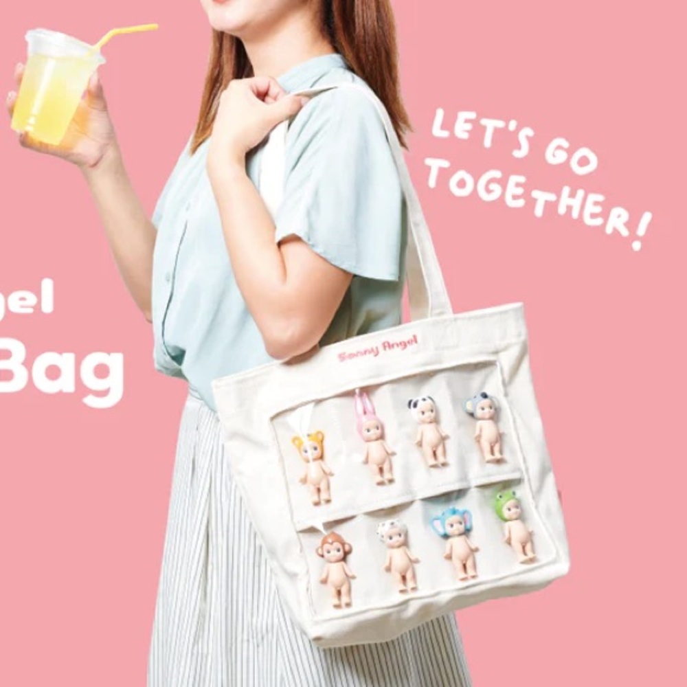 🎀🌟 EUC Sonny Angel collectible display tote bag